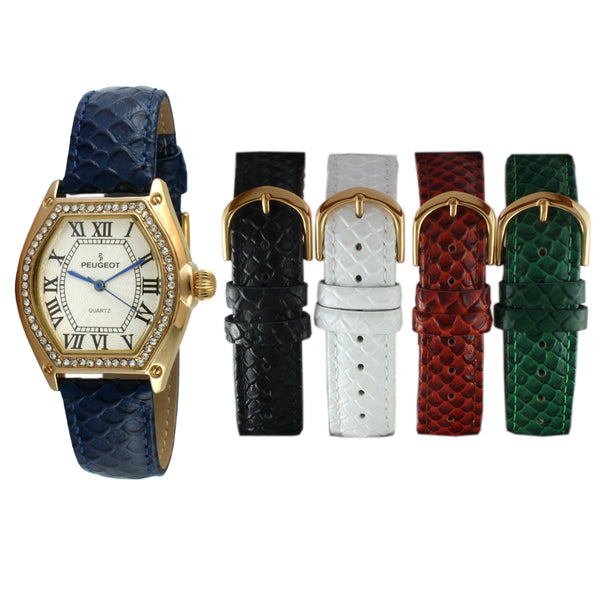 Watches with interchangeable clearance bands