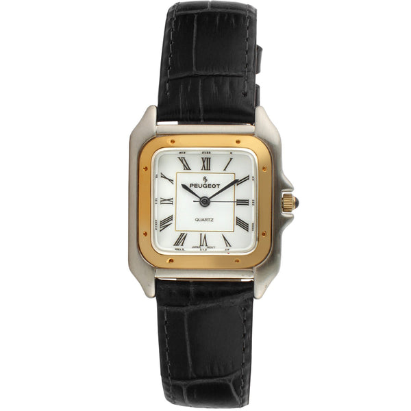 Women's two toned watch. Decorative face online