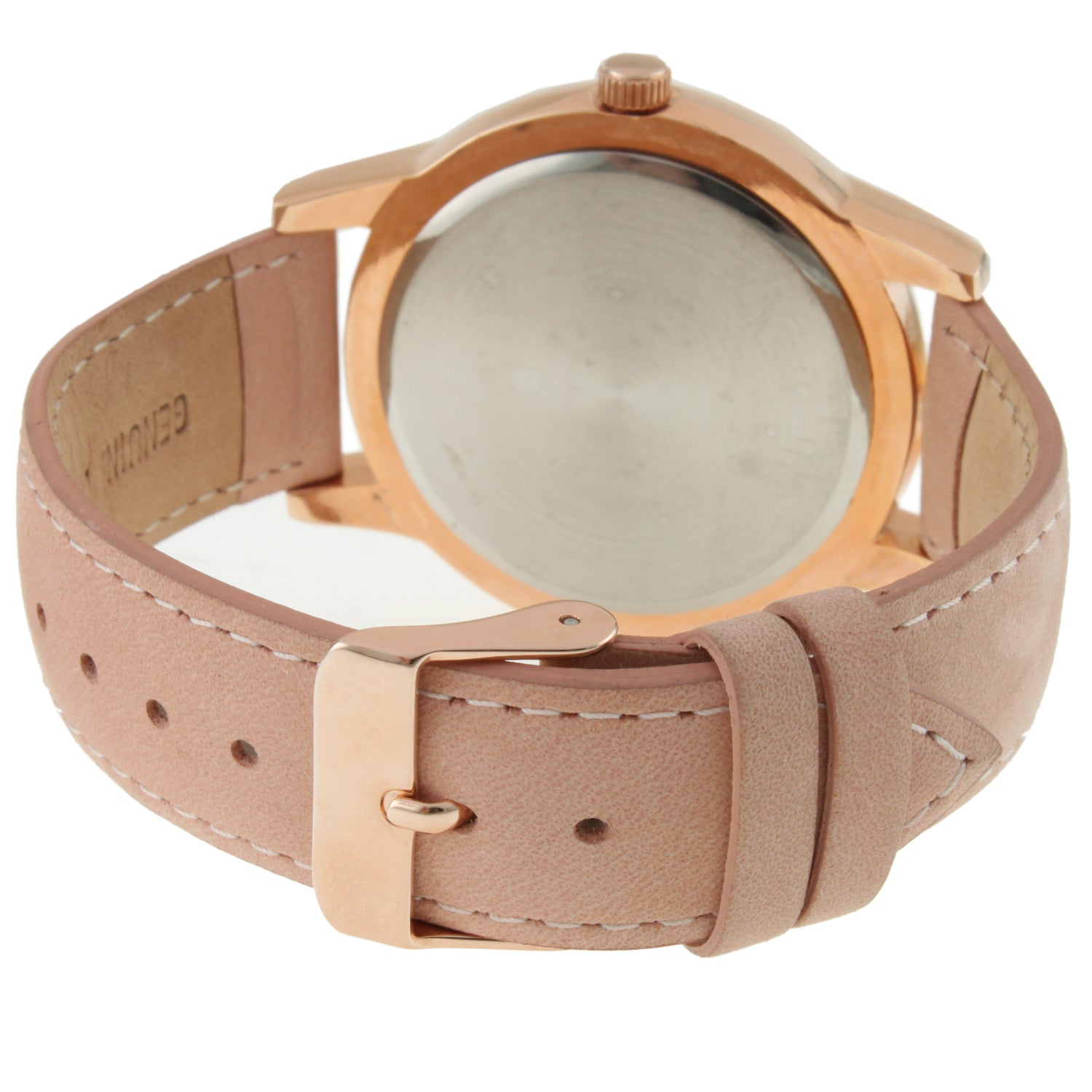 Women's 40mm Multi-Function Watch with Pink Suede Strap