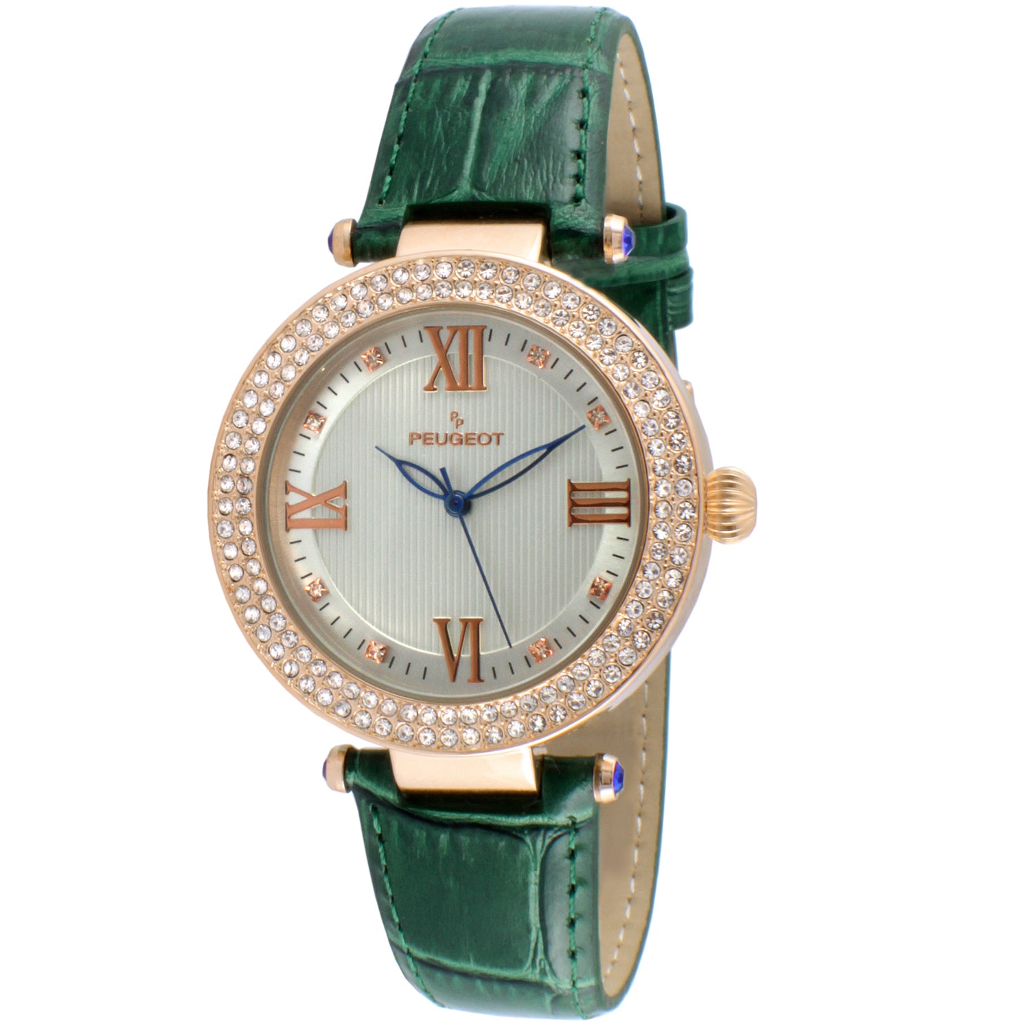 Women's Green Leather Watch - Peugeot Watches