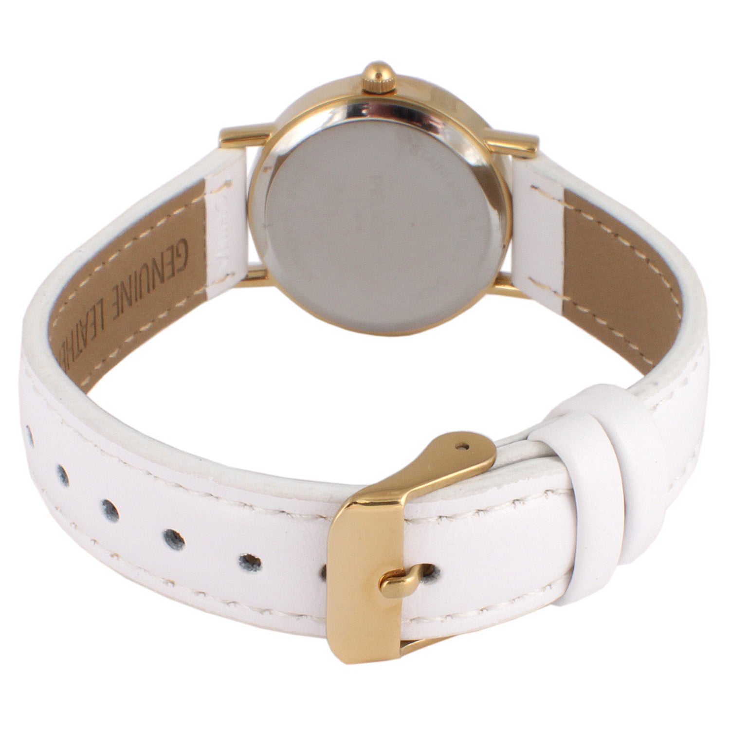 Women's Classic 24mm White Watch With Easy to Read Numerals