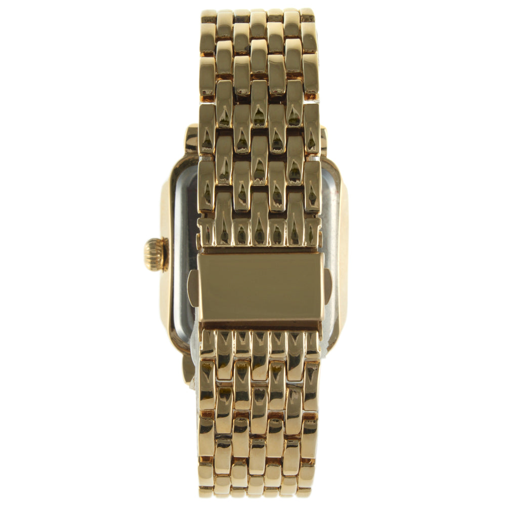 Peugeot Women's Panther Link Gold Tank Watch with Crystal Bezel ...