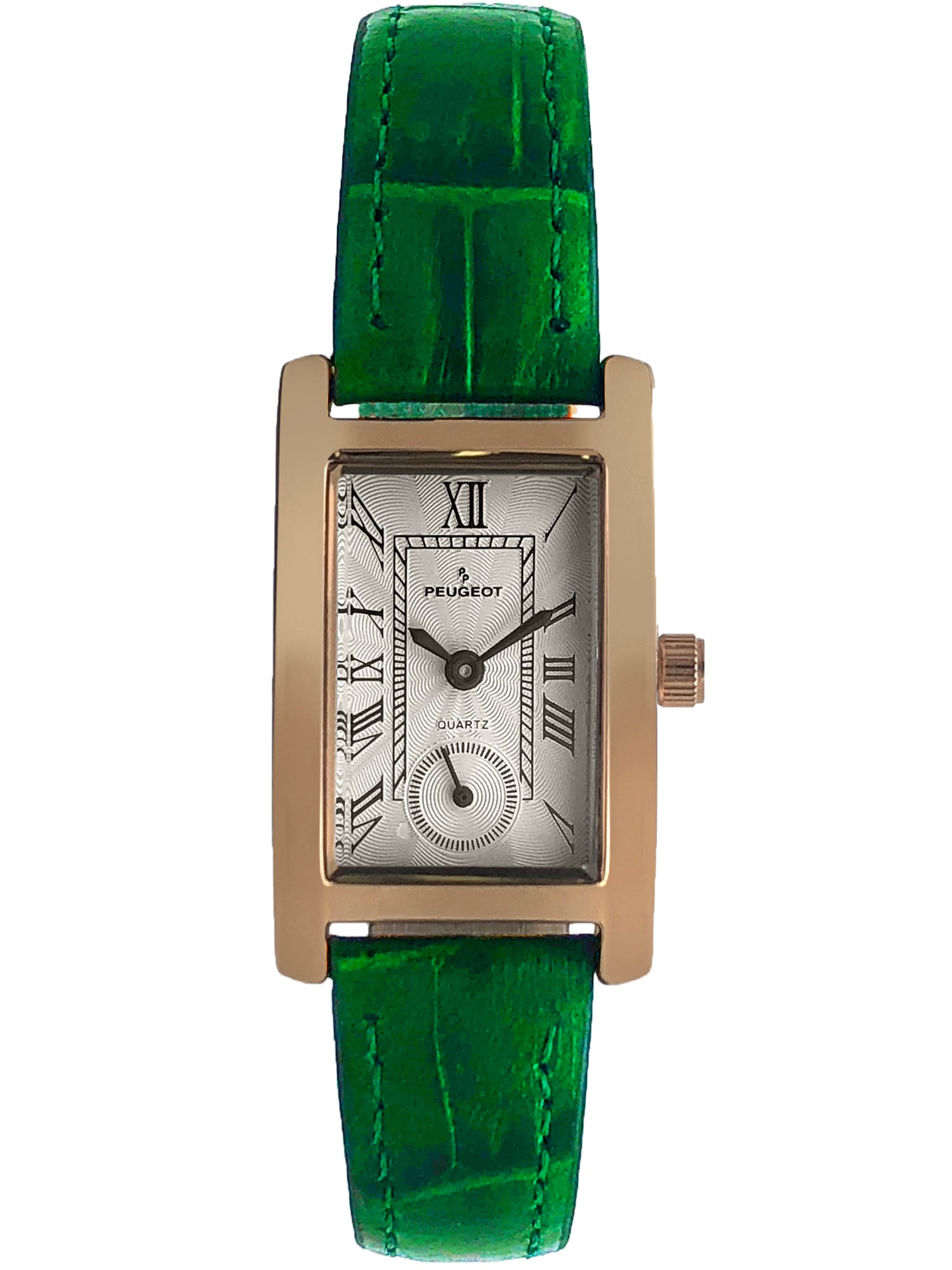 Cartier Tank Quartz Two Tone Black And Grey Roman Numeral Dial Gold Watch, Cartier