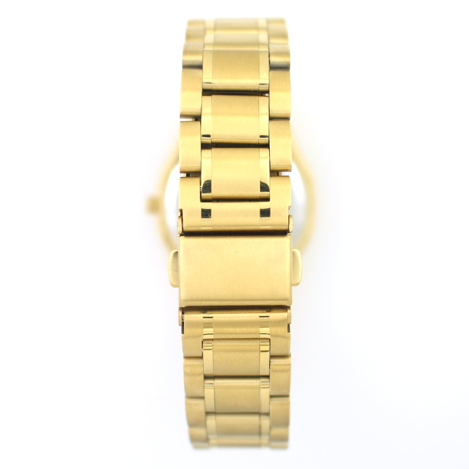 Women's 32mm Hex Shape Gold Bracelet Watch